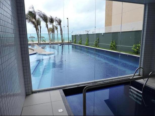 Apto Vista Mar E Pe Na Areia No Beach Way A 300M Do Beach Park Aquiraz Luaran gambar